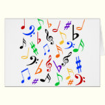 La música le agradece cardar tarjetas