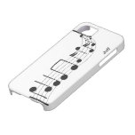 La música observa el caso del iPhone iPhone 5 Case-Mate Carcasas