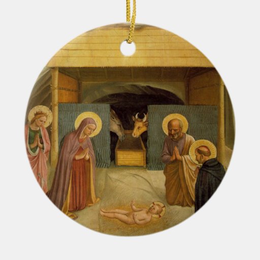 La natividad por bella arte religiosa del Fra Ange Adorno