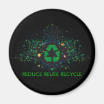 La naturaleza recicla imán para frigorifico