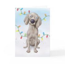 La Navidad de Weimaraner