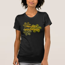 La nieve forma escamas diseño del modelo 3D Camisetas
