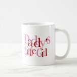 La niña del papá tazas