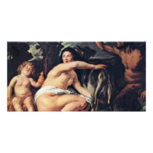 La niñez de Zeus de Jordaens Jacob Plantilla Para Tarjeta De Foto
