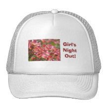 ¡La noche del chica hacia fuera! floral rosado bla