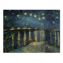 La noche estrellada, 1888 tarjetas postales