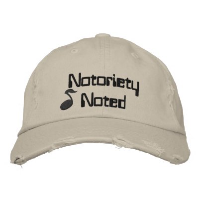 La notoriedad observó el gorra bordado música gorra de béisbol La notoriedad observó el gorra bordado música gorra de béisbol