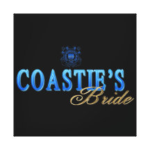 La novia de Coastie Impresión De Lienzo