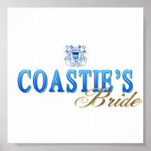 La novia de Coastie Posters