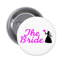 La novia (novia) pin