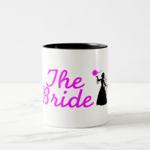 La novia (novia) taza