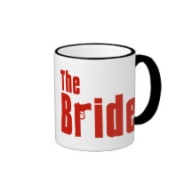 La novia (rojo de la mafia) tazas de café