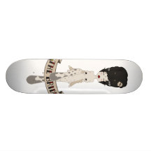 La novia tablas de patinar