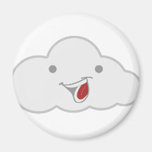 ¡La nube feliz es feliz! Iman De Nevera
