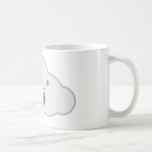 ¡La nube feliz es feliz! Taza De Café