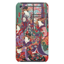 La nueva Yoshiwara 1871 derecha de Kinpeiro iPod Case-Mate Carcasas