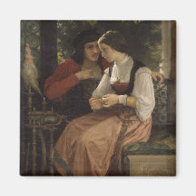 La oferta - Guillermo Bouguereau Imán De Frigorífico