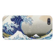 La onda grande de Kanagawa Katsushika Hokusa iPhone 5 Funda