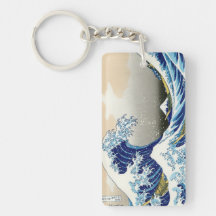 La onda grande de Kanagawa Katsushika Hokusai Llaveros