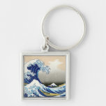 La onda grande de Kanagawa Katsushika Hokusai Llaveros Personalizados