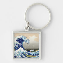 La onda grande de Kanagawa Katsushika Hokusai Llaveros Personalizados