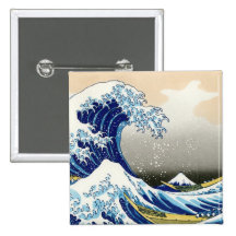 La onda grande de Kanagawa Katsushika Hokusai Pin