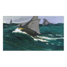 La onda verde - Claude Monet Plantillas De Tarjeta De Negocio