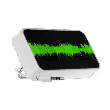 La onda verde iPod altavoz