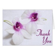 La orquídea le agradece las tarjetas