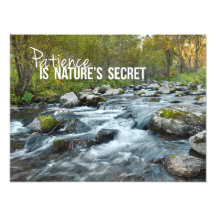 La paciencia es impresión secreta de la foto de la