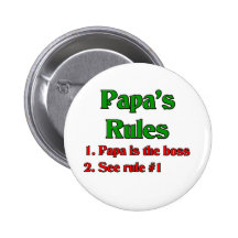 La papá es Boss Pins