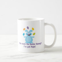 La papá es mi conejito de pascua tazas