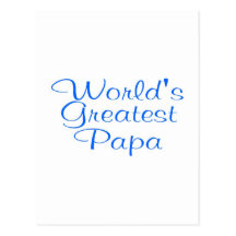 La papá más grande de los mundos tarjeta postal