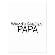 La papá más grande de los mundos tarjetas postales