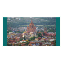 La Parroquia de San Miguel de Allende México Plantilla Para Tarjeta De Foto