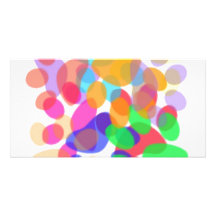 La pata abstracta imprime la tarjeta de la foto tarjetas personales con fotos