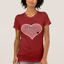 La pata de Wauzer imprime humor del perro Camiseta