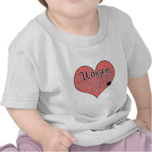 La pata de Wauzer imprime humor del perro Camisetas