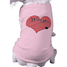 La pata de Wauzer imprime humor del perro Camiseta De Perro