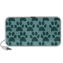 La pata linda del perro de perrito imprime a amant mini altavoces