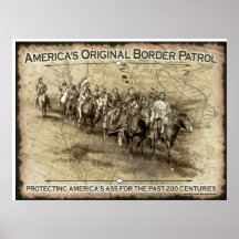 La patrulla fronteriza original de América Posters