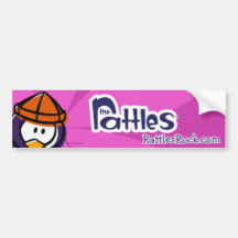 La pegatina para el parachoques de "Elvis rosado"  Etiqueta De Parachoque