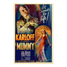 La película de la momia 1932 papelería personalizada