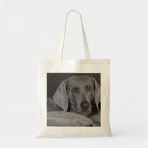 La pequeña bolsa de asas de Weimaraner