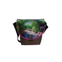 La pequeña bolsa de mensajero de la glorieta atrac bolsa de mensajeria 