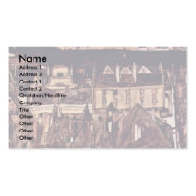 La pequeña ciudad Ii (visión desde Krumlov bohemio Plantilla De Tarjeta Personal