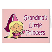 La pequeña princesa de la abuela felicitaciones