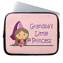 La pequeña princesa del abuelo funda ordendadores