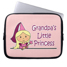 La pequeña princesa del abuelo funda portátil