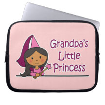 La pequeña princesa del abuelo fundas computadoras